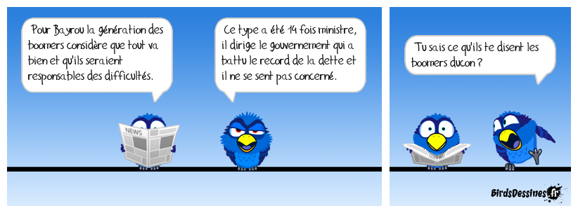 Des baffes qui se perdent.