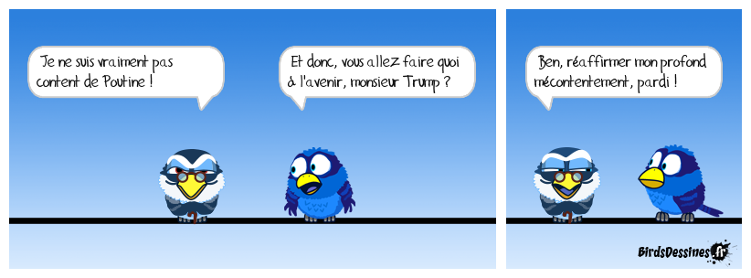 Ça se passe comme ça chez l'mec Donald !