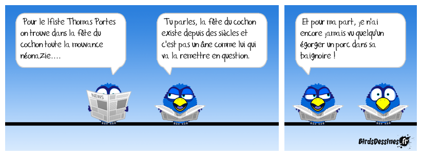 Il devrait se faire soigner cet imbécile !