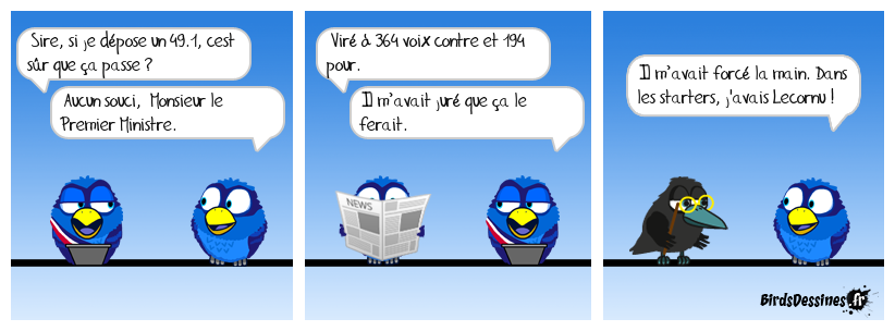 8 semaines pour Barnier, 8 jours pour Bayrou, même pas 8 heures pour Lecornu. Tout s'explique !