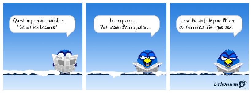 sous aucun prétexte, je ne veux me dévêtir, je suis un glaçon !