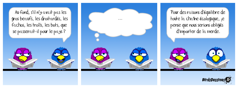 Pour l'instant, la production est hélas très très largement excédentaire et exporter le surplus, ce ne serait pas sympa pour nos voisins. Ils ont un rôle à jouer