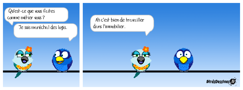 La blonde et la maréchaussée.