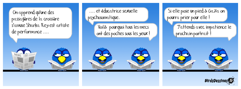 Faudrait vraiment qu'ils arrivent à Gaza, juste pour voir...