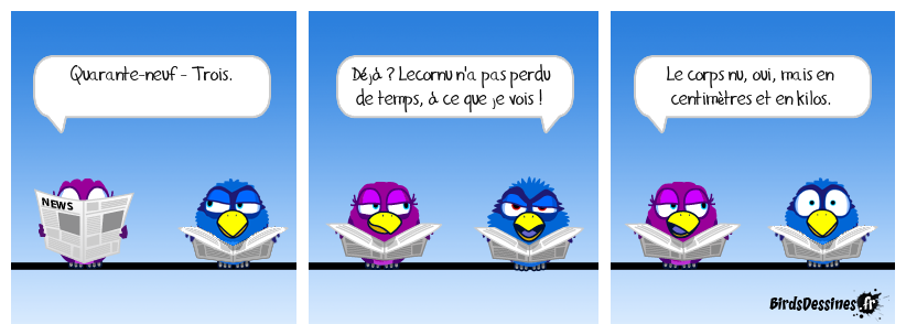 J'y retourne avant que ça pleure. BD en passant