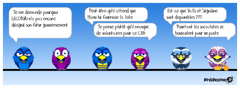 Dur dur de trouver des pigeons ...