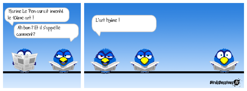 ça lui va bien, surtout la hyène !