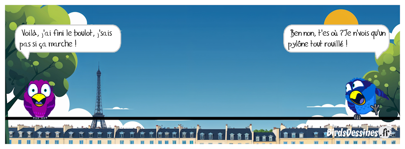 Au moins elle ne cache pas la vue !