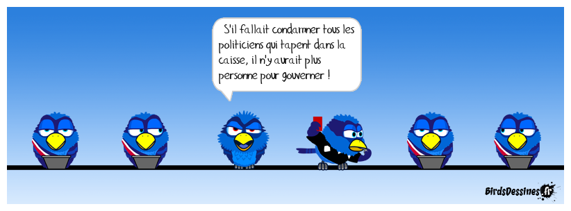 Vous les politiques vous avez cramé la caisse…