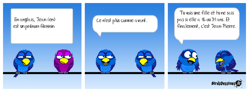 En anglais, Jean (en) est un prénom féminin
