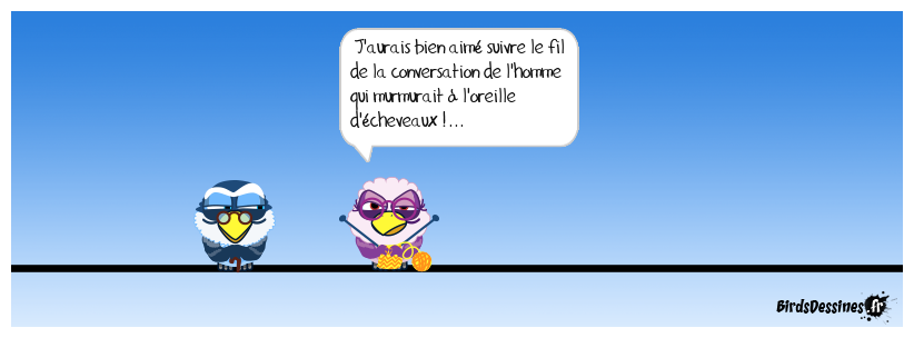 Quant à démêler les chevaux, ça craint !