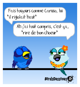 même si on a un sale rire, ça reste quand même le propre de l'homme