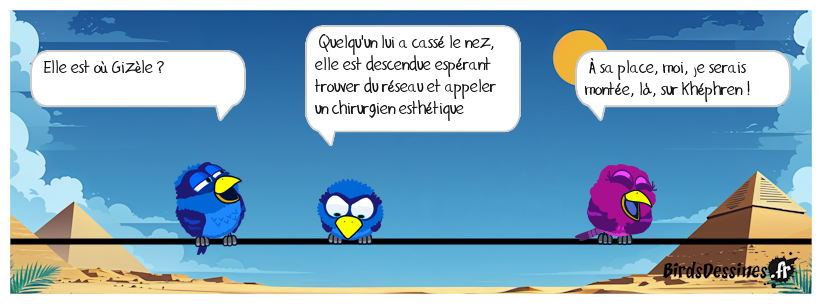 Mais qui a cassé le nez de Gizèle ?