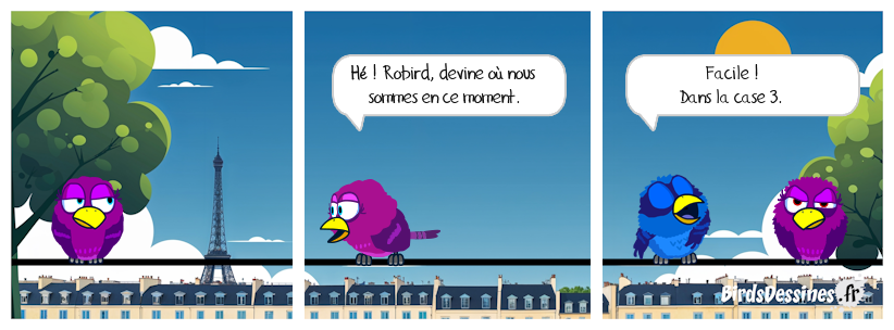 Vu comme ça... Vous êtes ici