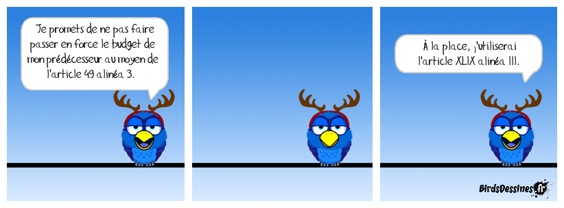 Ne croyez jamais un mot de ces gens-là, sauf quand ils annoncent des mesures contre vous. Communiqué du gouvernement fantoche