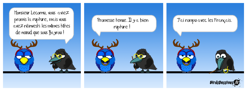 Au cul, au cul, aucune hésitation : censure immédiate ! Vous avez dit rupture ?