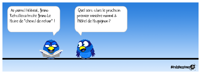 Il ne devra pas avoir les deux pieds dans le même sabot !