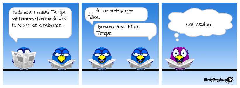 La  baisse de la fécondité on ne connait pas chez les birds.