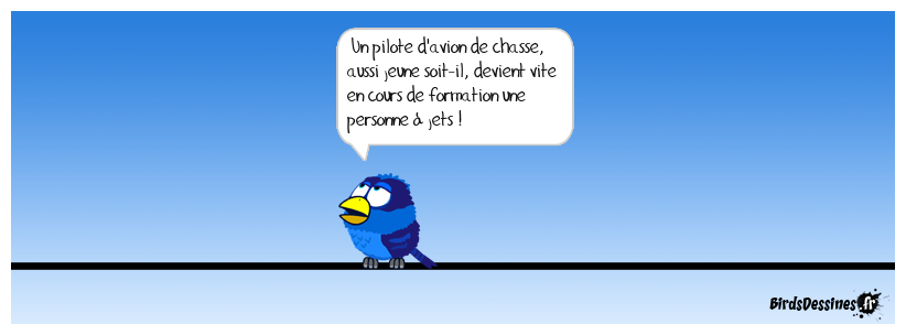 Quand il sera vieux, cela pourrait bien commencer à branler dans le manche !
