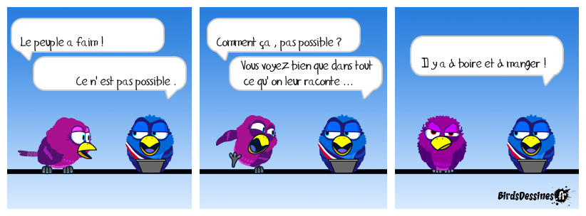 Qu'on leur donne de la brioche ...