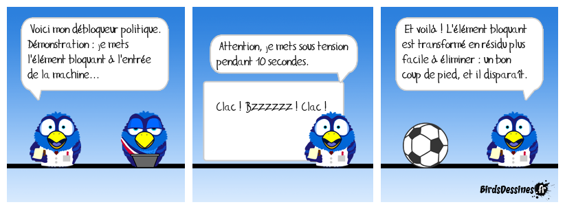 Le Bird inventeur a la réponse à tous vos problèmes