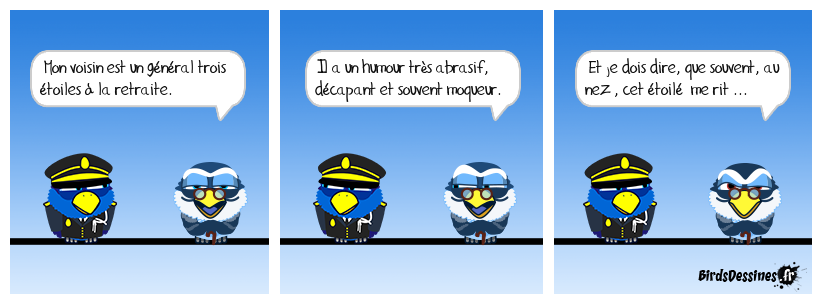 les histoires d'humour finissent mal ... en général ...