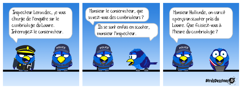 Cambriolage du Louvre : l'inspecteur Leroadec mène l'enquête !