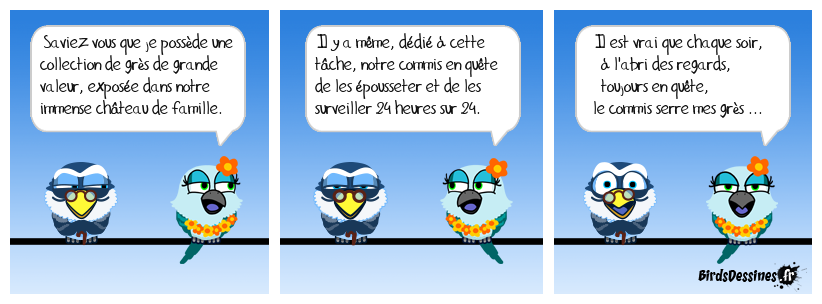 ça sert toujours un commis ...