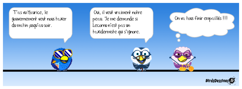 Des taxes comme s’il en pleuvait !