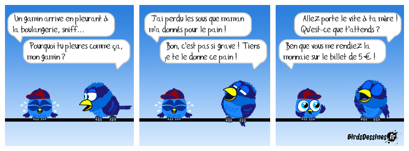 Pas bête, le gamin !