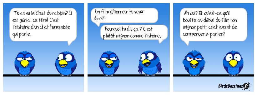 Le Chat du rabbin, un film d'horreur...