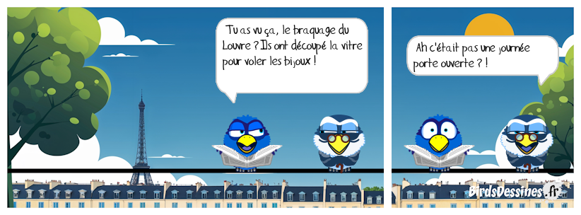 ☺ Braquage au Louvre ☺☺