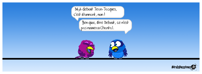 Conséquence du changement d'heure chez les Debout