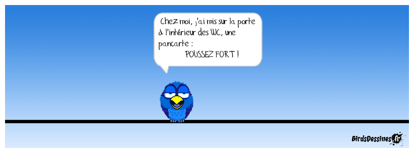 Réédition d'une de mes BD "anciens birds" inédite (à l'époque) Un bon conseil