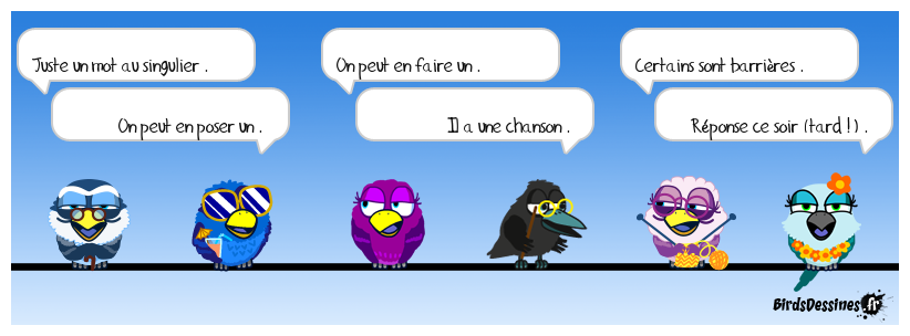 verbi sur tout et n'importe quoi ! 481