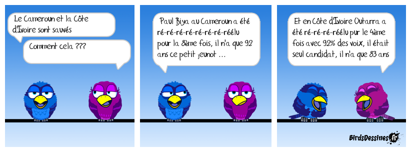 À 79 ans le canard n'en est qu'à son 2ème mandat ...