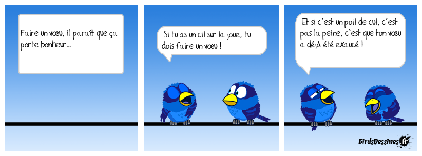 Ça tient à peu de choses parfois !