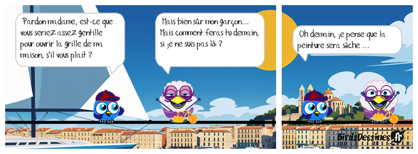 Attention, peinture fraîche ...