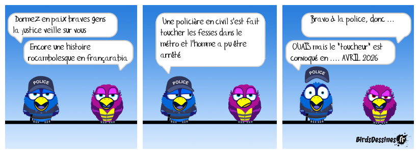 La justice françarabienne serait donc encore plus feignasse que des corses ???