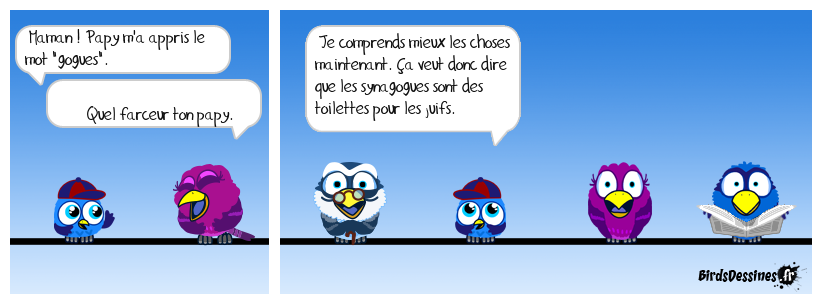 Humour juif non démagogue