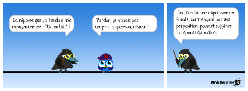 Verbidouillage n° 701 (expression française n° 405)