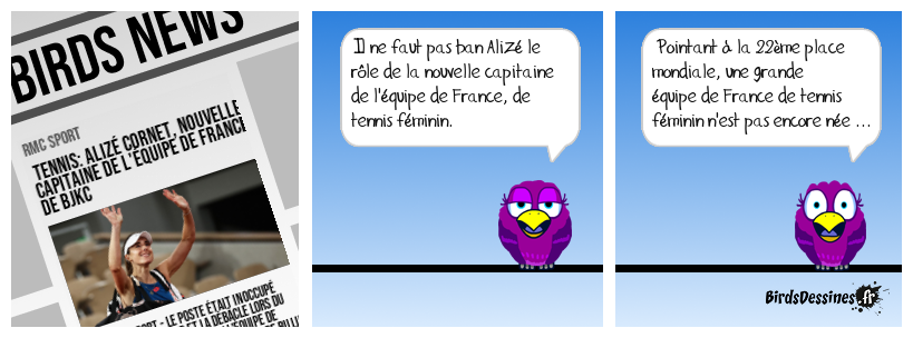 L'annonce nous a pris de court sur le court