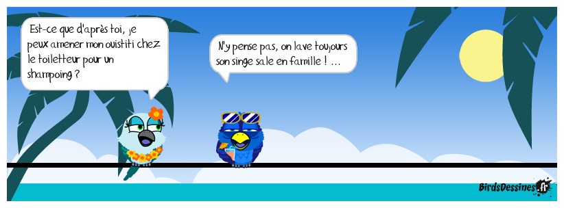 pour ça, on peut régler en monnaie de singe ...