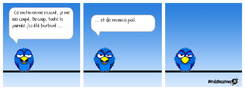 Petite connerie rasoir.