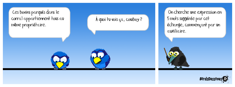 Verbidouillage n° 705 (expression française n° 409)