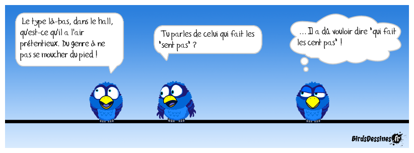 Je vous fais un pied de nez !