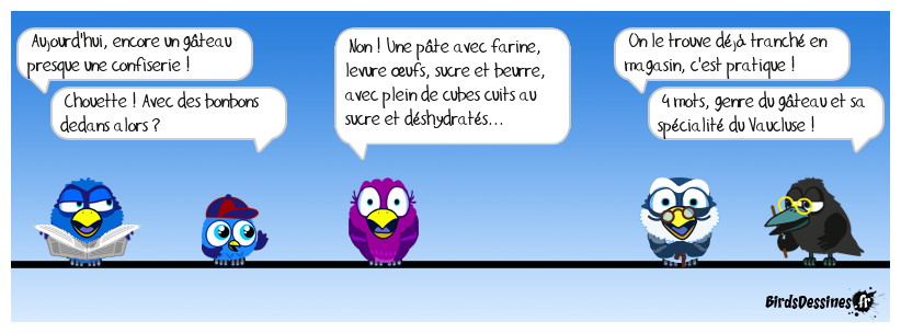 NB : sans article, se fait en toutes régions et encore plus souvent outre Manche spécialités régionales 274