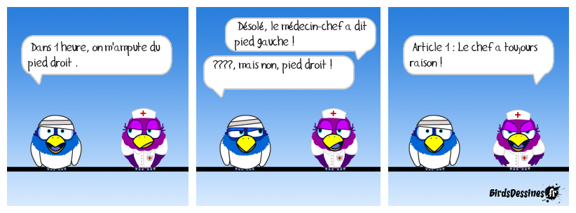 Le réglement c'est le réglement !