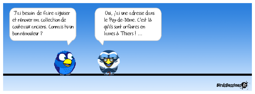 une fine lame ...