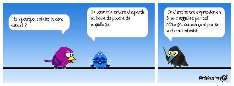 Verbidouillage n° 721 (expression française n° 425)